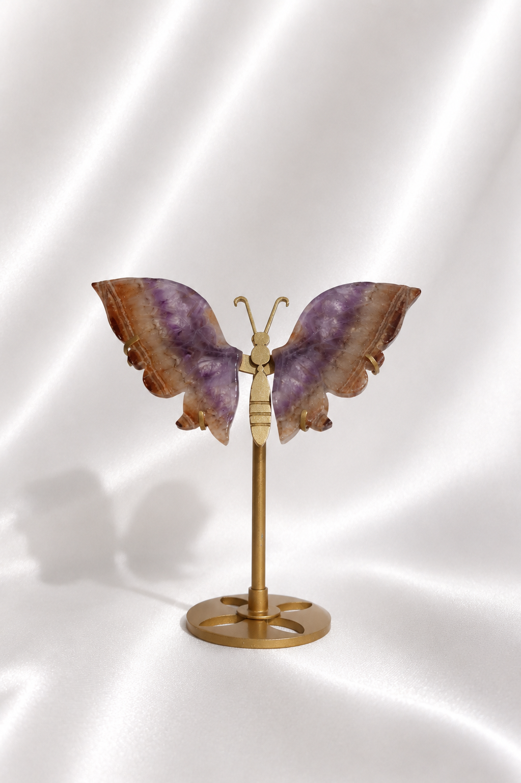 Amethyst Agate Butterfly Wings #12