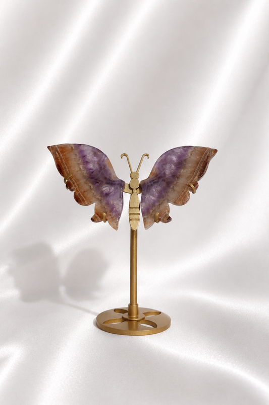 Amethyst Agate Butterfly Wings #12