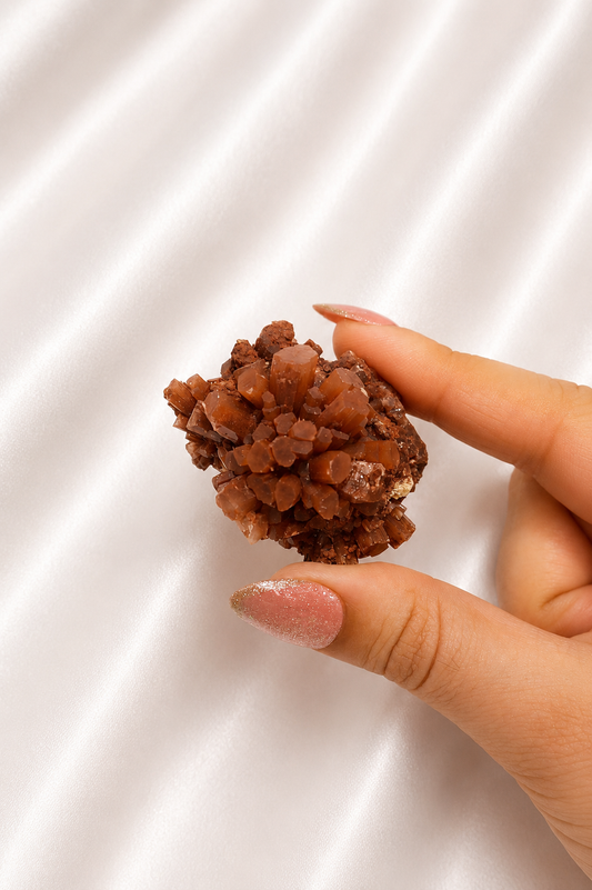 Brown Aragonite Cluster #4