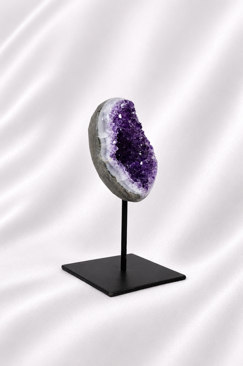 Amethyst Cluster on Stand #9 - AAA Quality