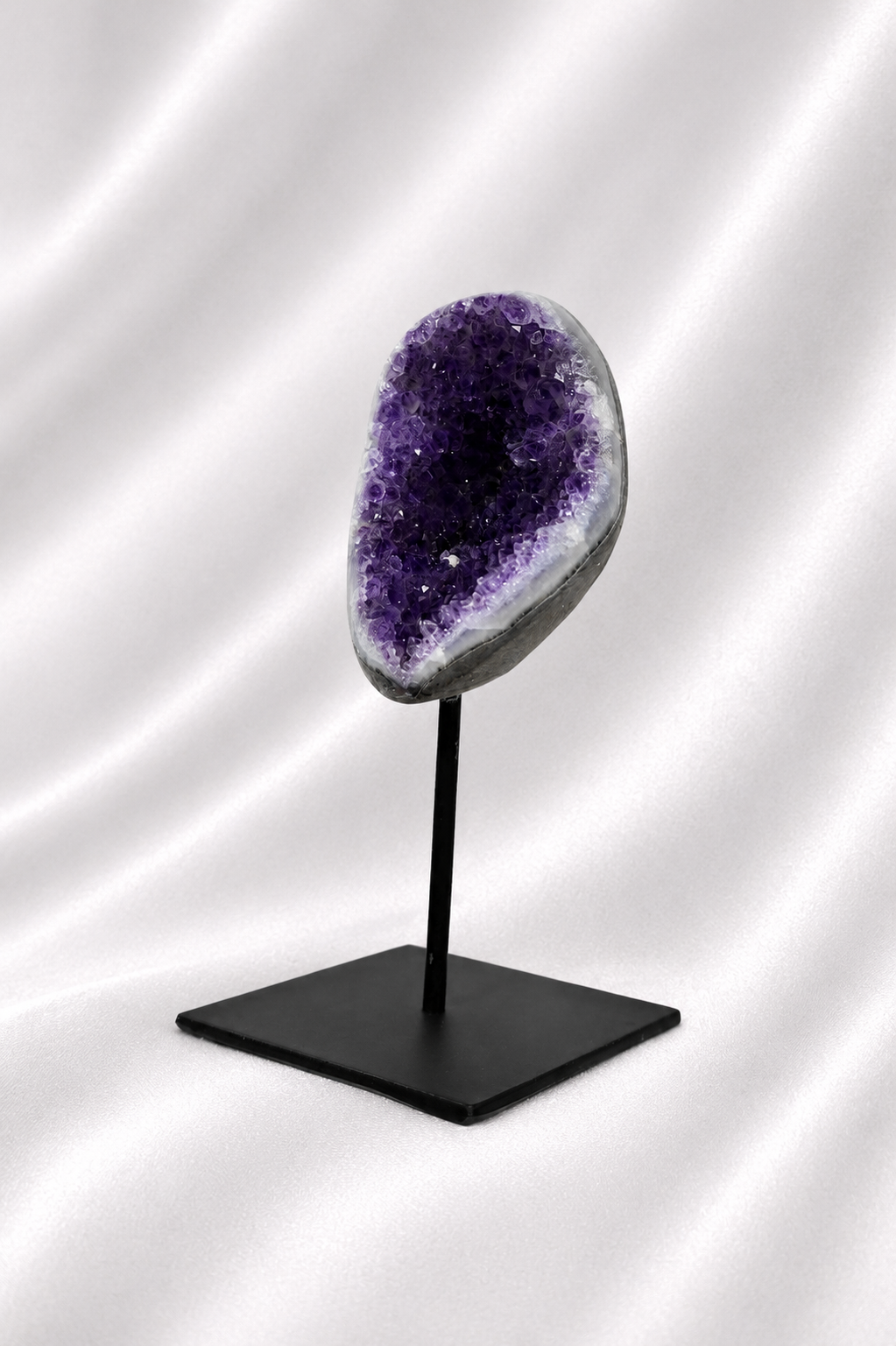 Amethyst Cluster on Stand #9 - AAA Quality