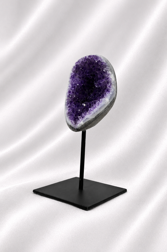 Amethyst Cluster on Stand #9 - AAA Quality