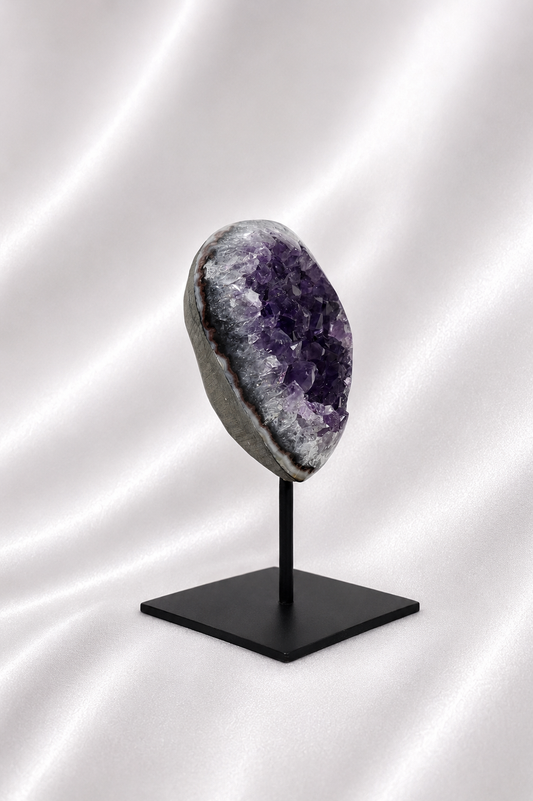 Amethyst Cluster on Stand #13 - AAA Quality