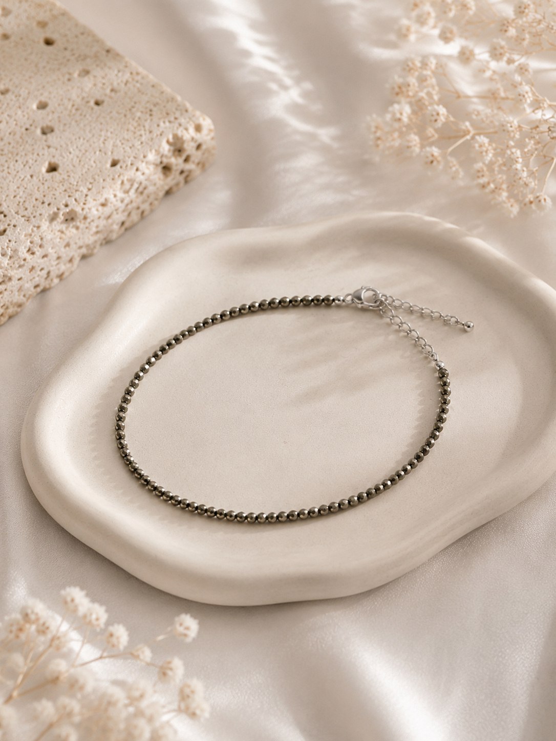 Pyrite Faceted Bracelet