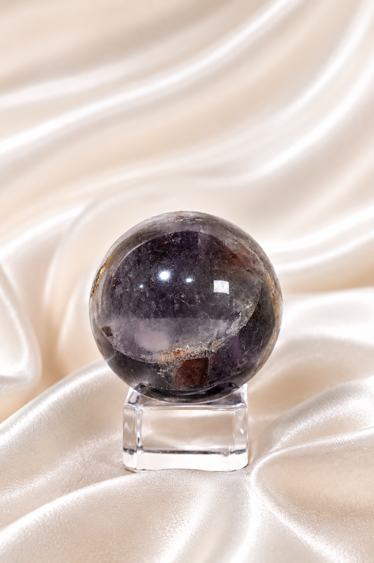 Chevron Amethyst Sphere #9
