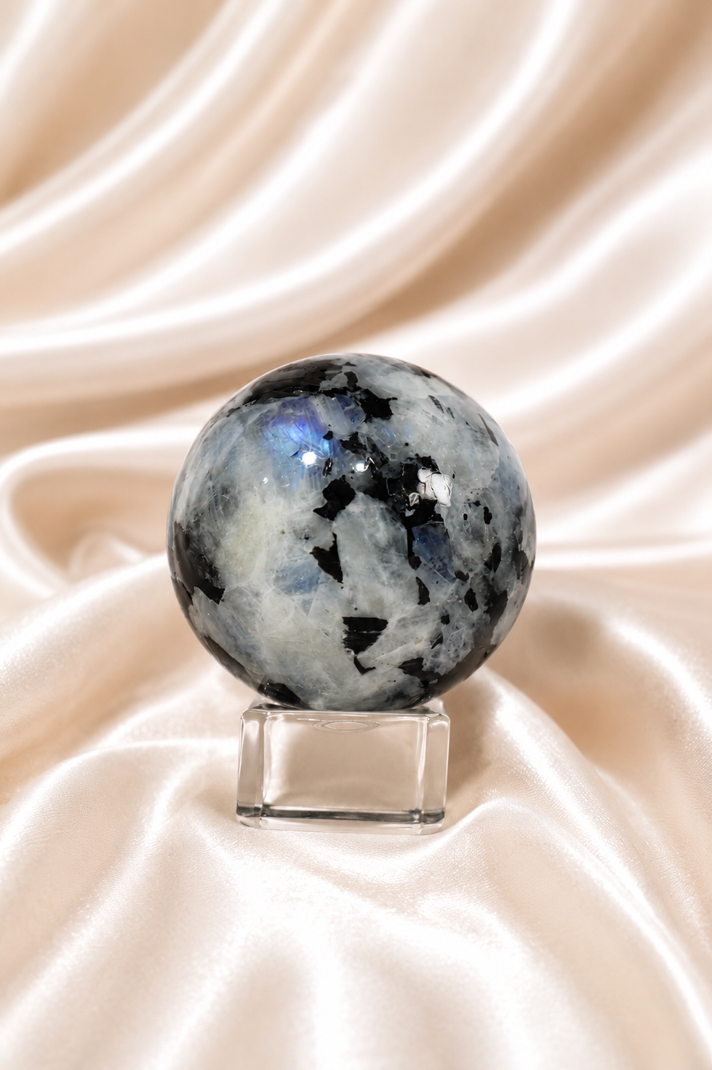 Rainbow Moonstone Sphere #12 - AAA Quality