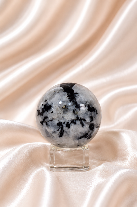 Rainbow Moonstone Sphere #11 - AAA Quality
