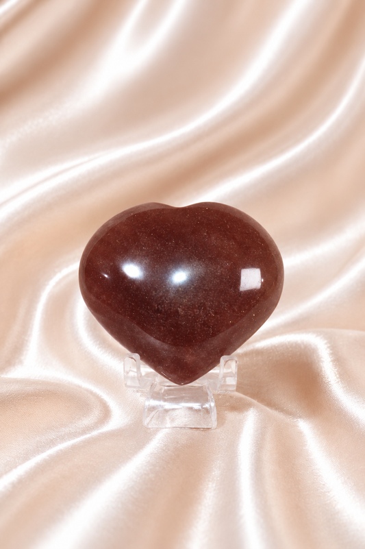 Strawberry Quartz Heart #4 - 110 gm