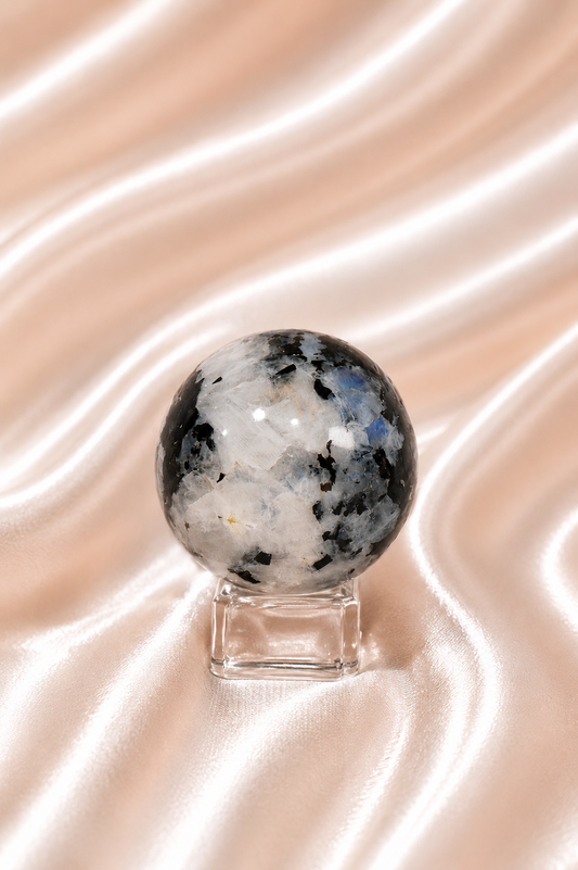 Rainbow Moonstone Sphere #13 - AAA Quality