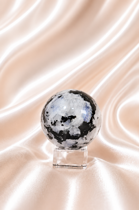Rainbow Moonstone Sphere #13 - AAA Quality