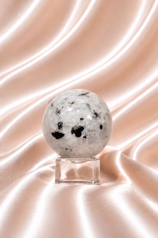 Rainbow Moonstone Sphere #10 - AAA Quality