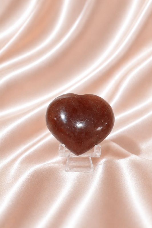 Strawberry Quartz Heart #1 - 73 gm