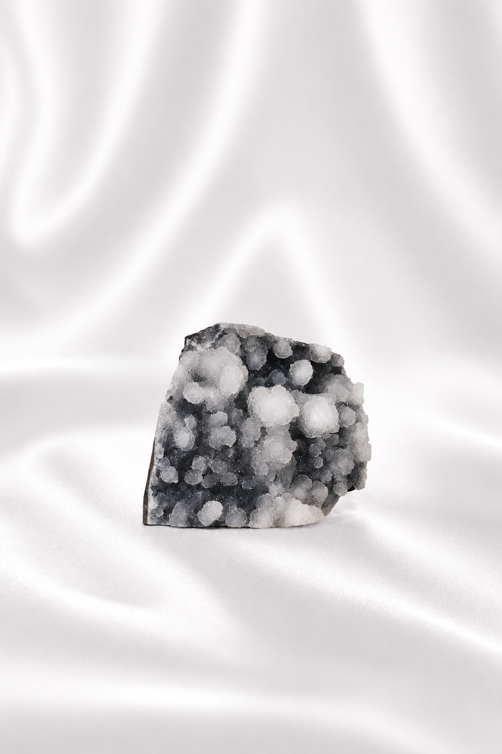 Black Chalcedony & Apophyllite Cluster - High Quality #15