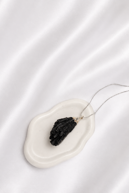Black Kyanite Necklace #4