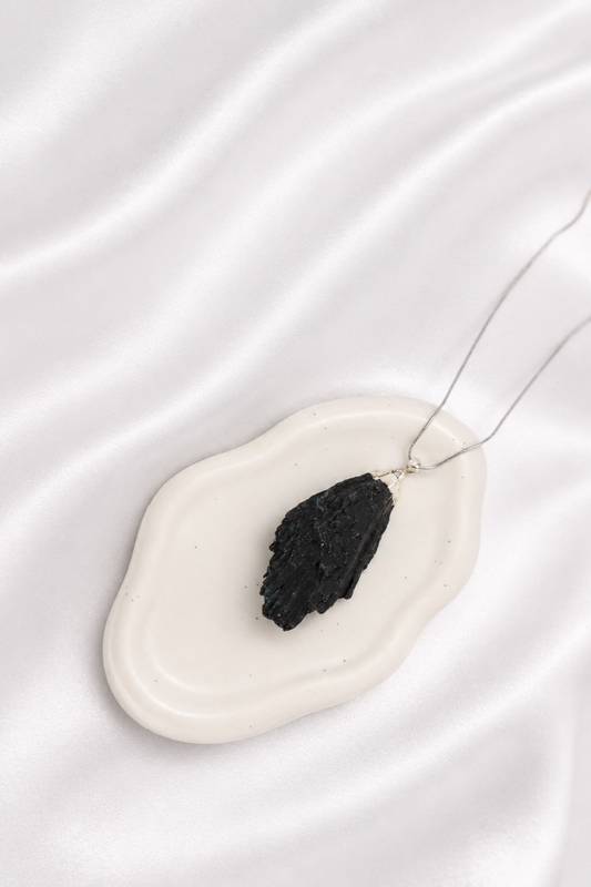 Black Kyanite Necklace #5