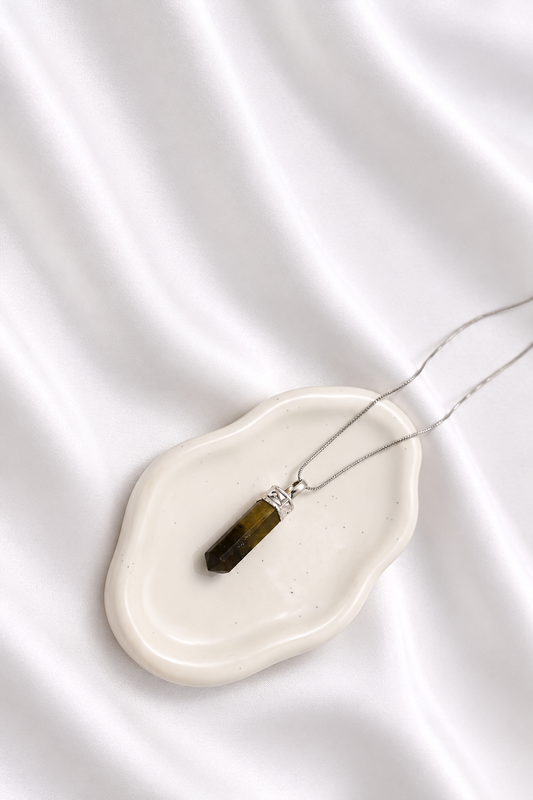 Pyrite Pencil Necklace