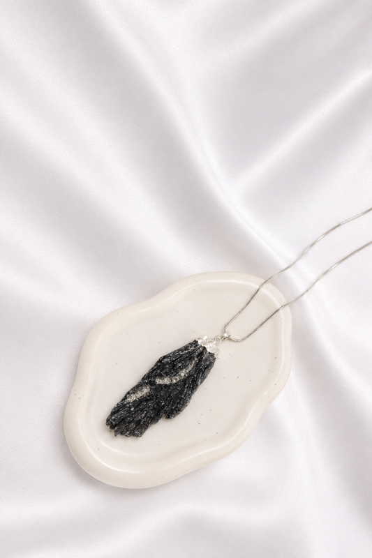 Black Kyanite Necklace #3