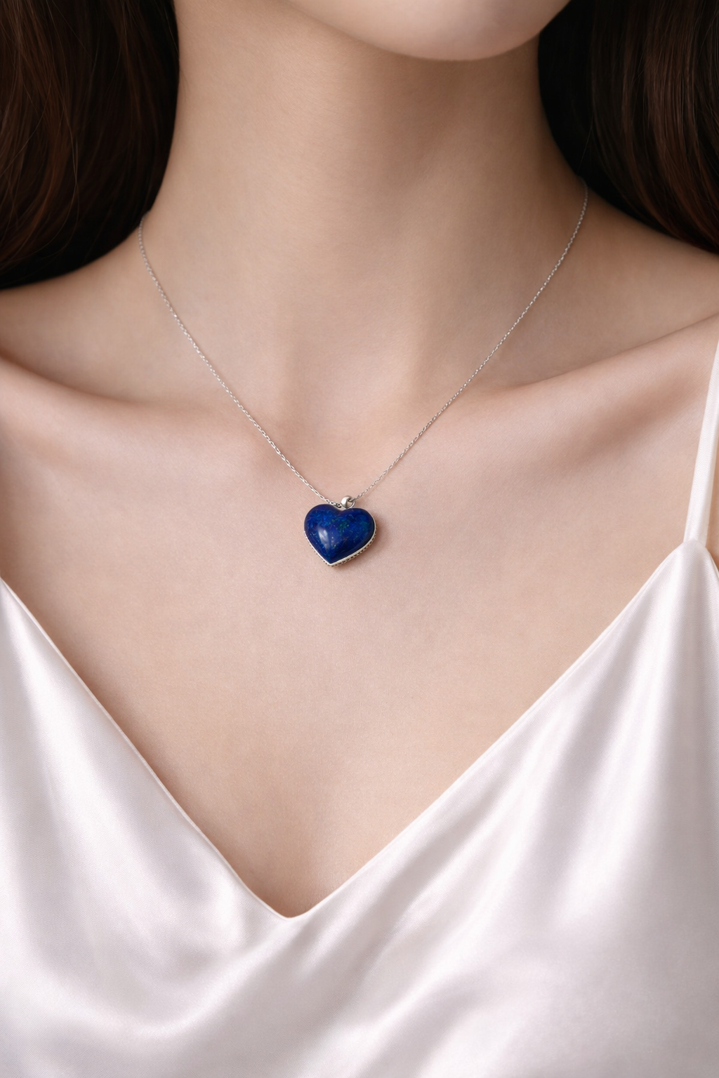 Lapis Lazuli Heart Necklace