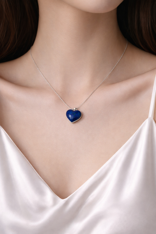 Lapis Lazuli Heart Necklace