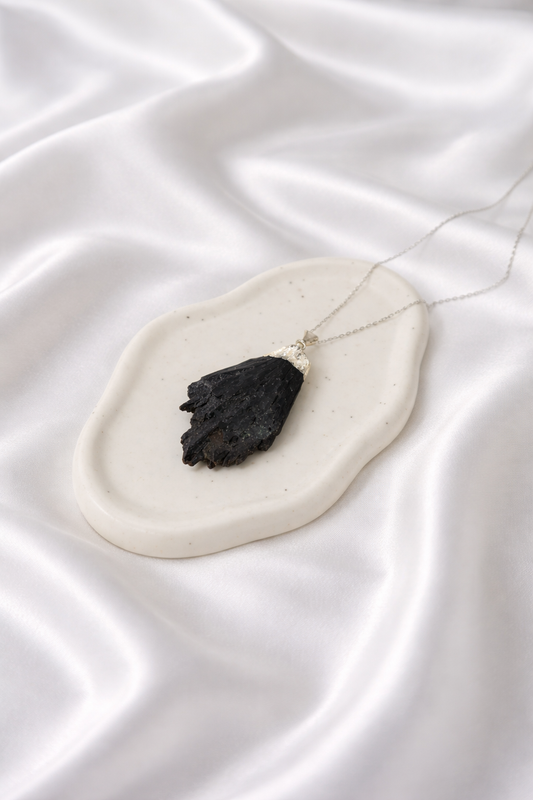Black Kyanite Necklace #1