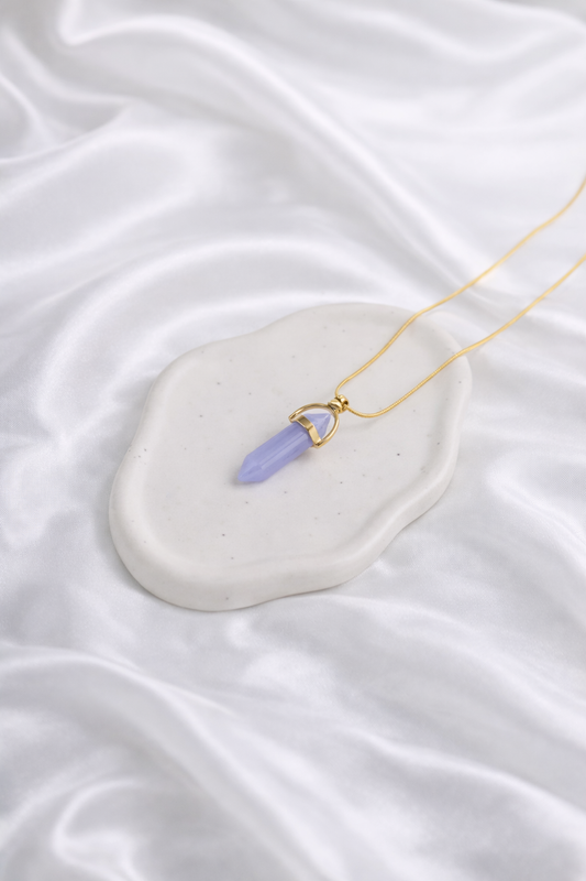 Blue Lace Agate Necklace