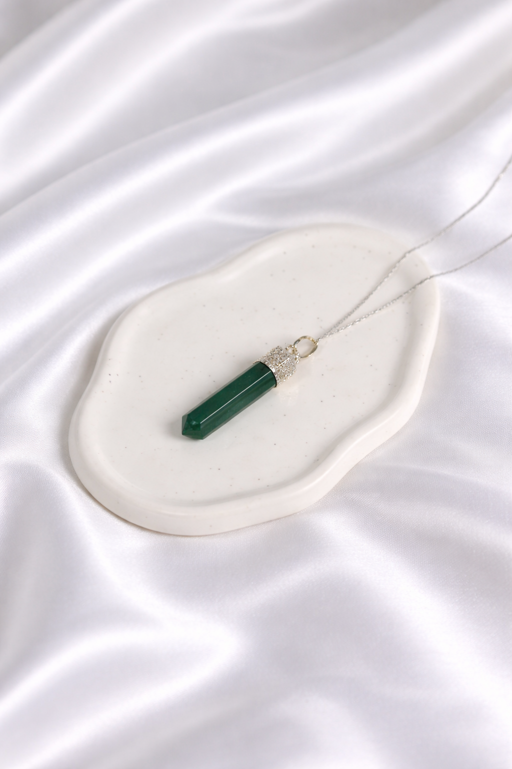 Nephrite Green Jade Necklace