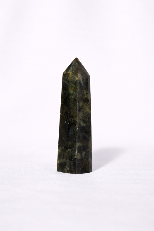 Labradorite Tower #8 -Tip Broken