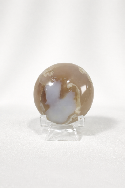 Flower Agate Palmstone #4