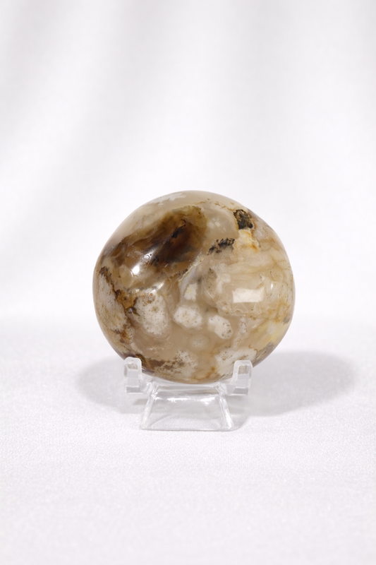 Flower Agate Palmstone #5