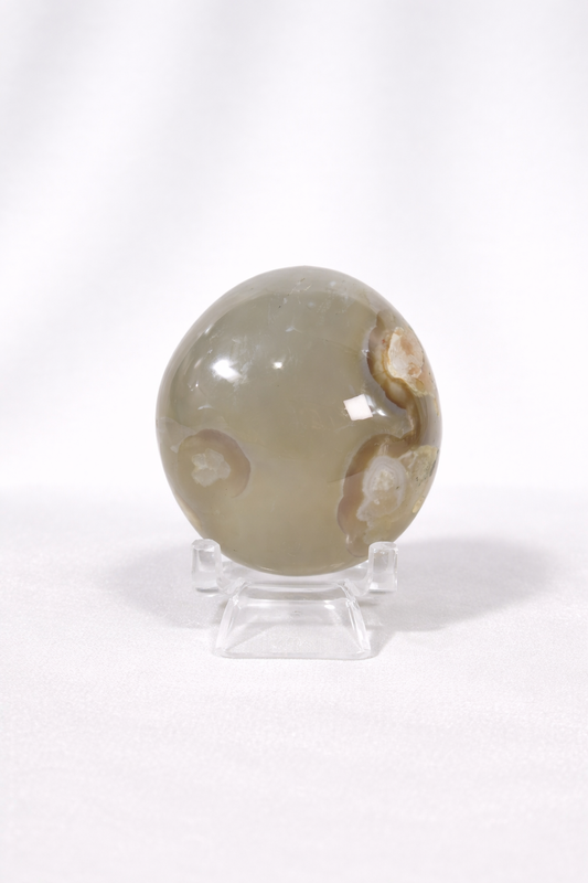 Flower Agate Palmstone #7