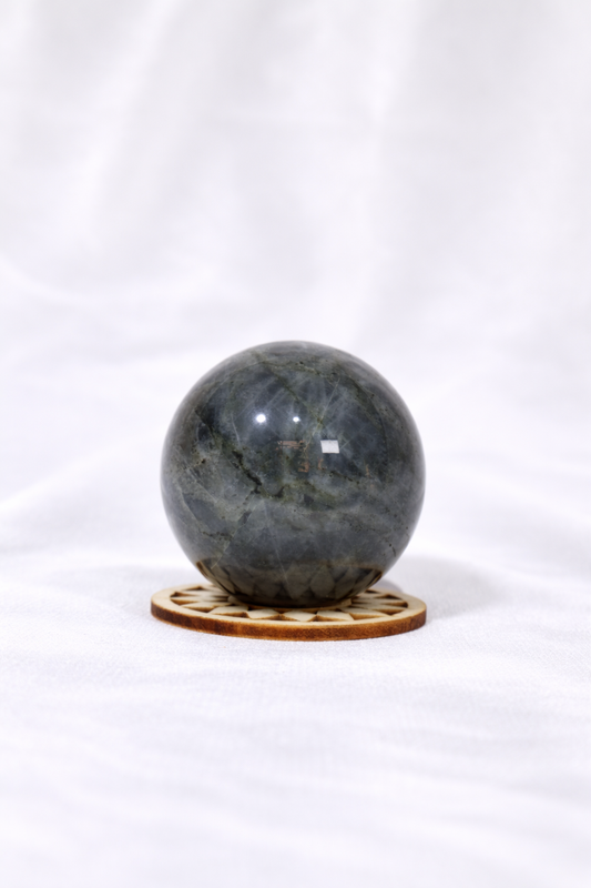 Purple Flash Labradorite Sphere #10