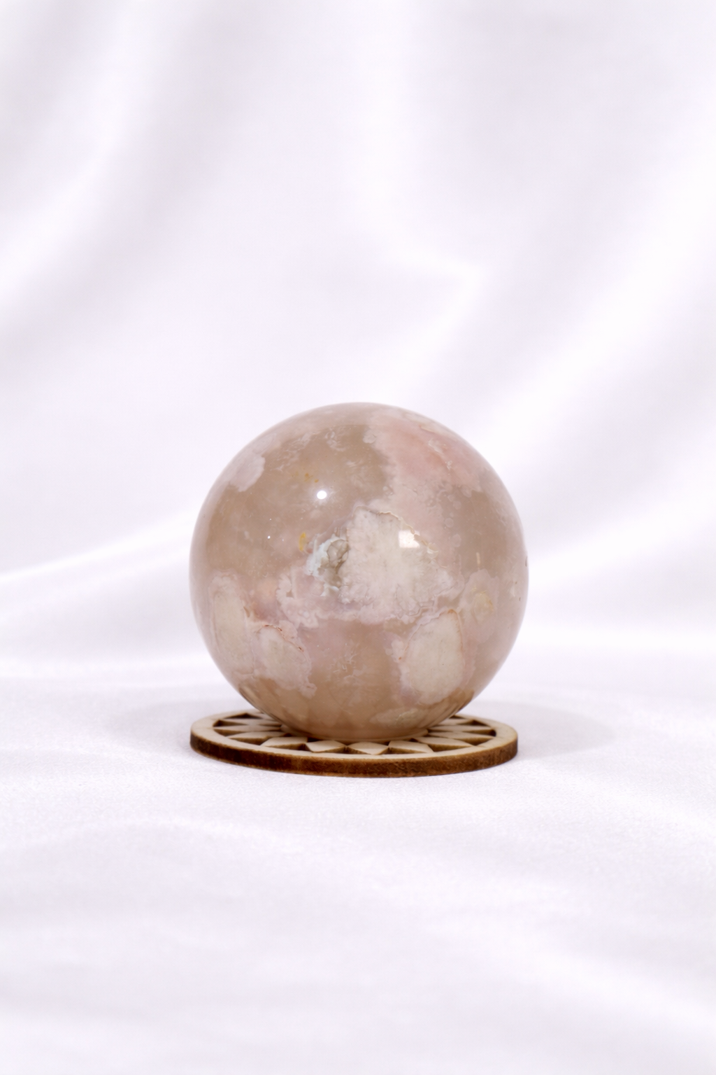 Flower Agate Sphere #15