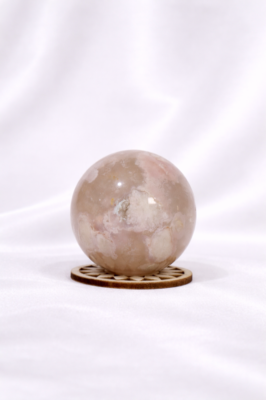 Flower Agate Sphere #15