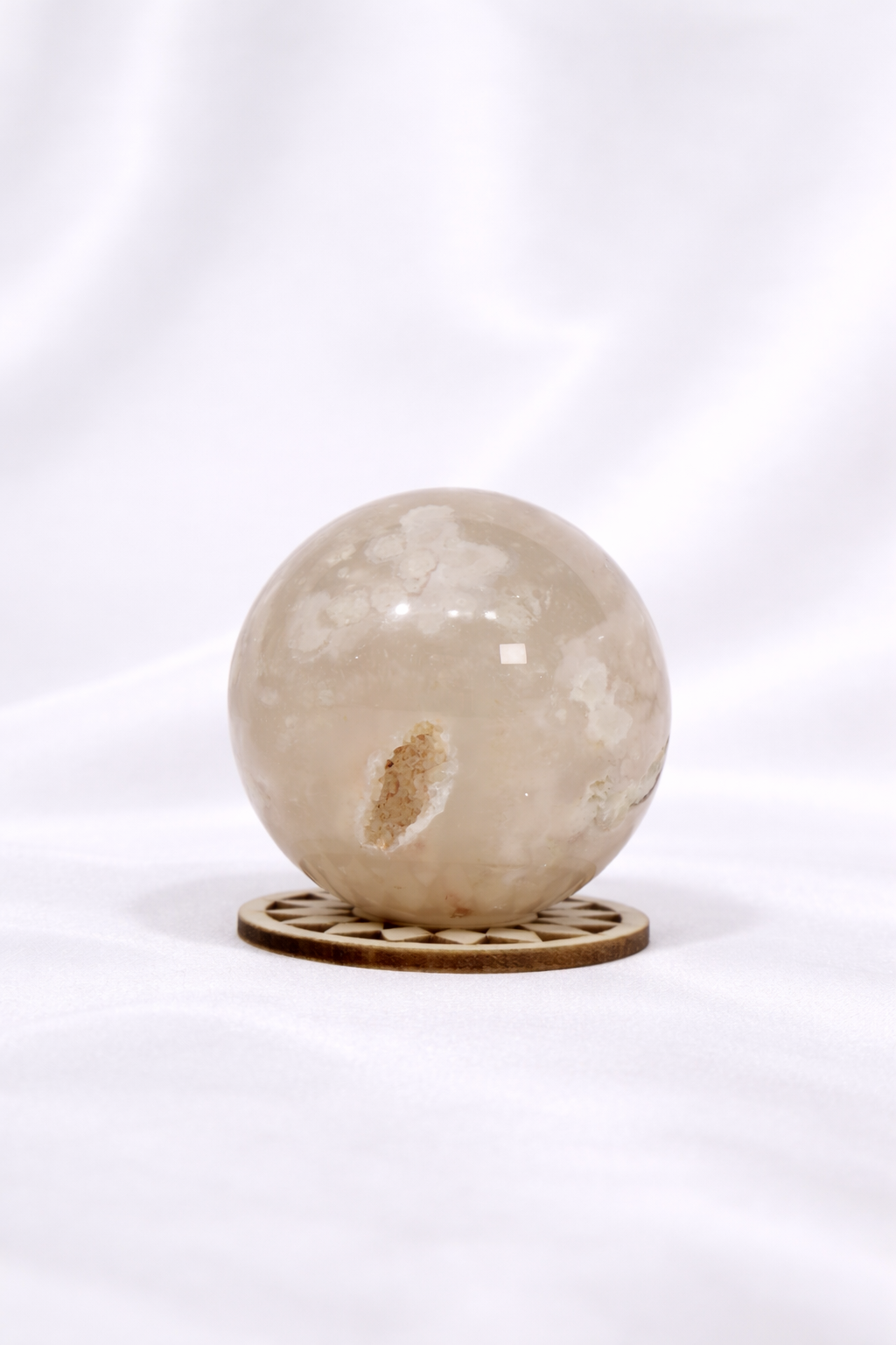 Flower Agate Sphere #15