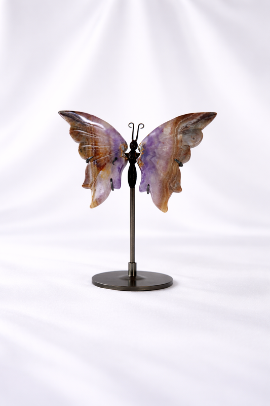 Amethyst Agate Butterfly Wings #8