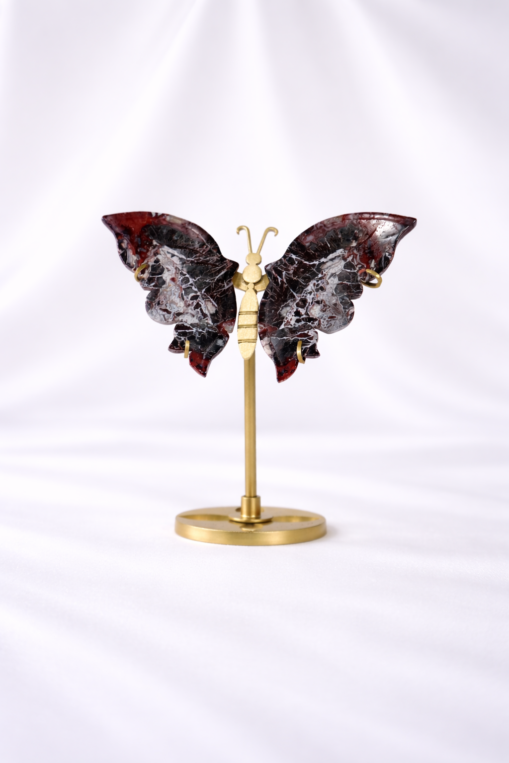 Mexican Crazy Lace Agate Butterfly Wings #1