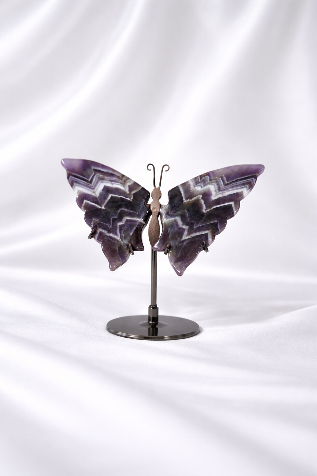 Chevron Amethyst Butterfly Wings