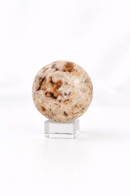 Pink Crazy Lace Agate Sphere #32