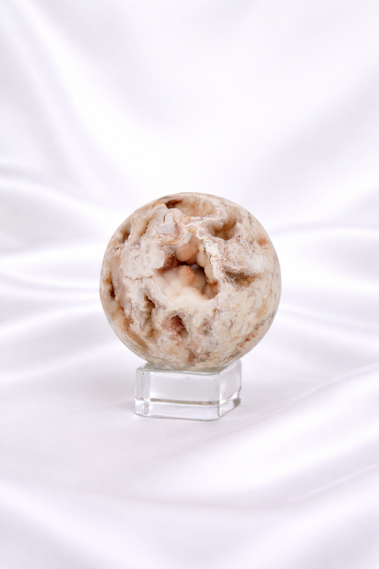 Pink Crazy Lace Agate Sphere #34