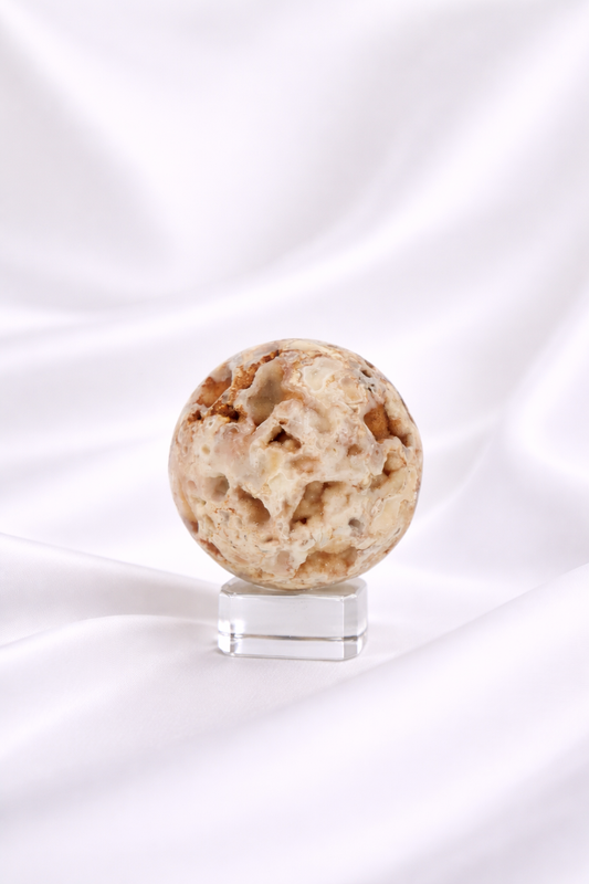 Pink Crazy Lace Agate Sphere #33