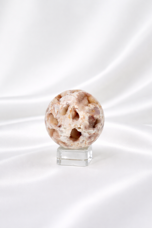 Pink Crazy Lace Agate Sphere #33
