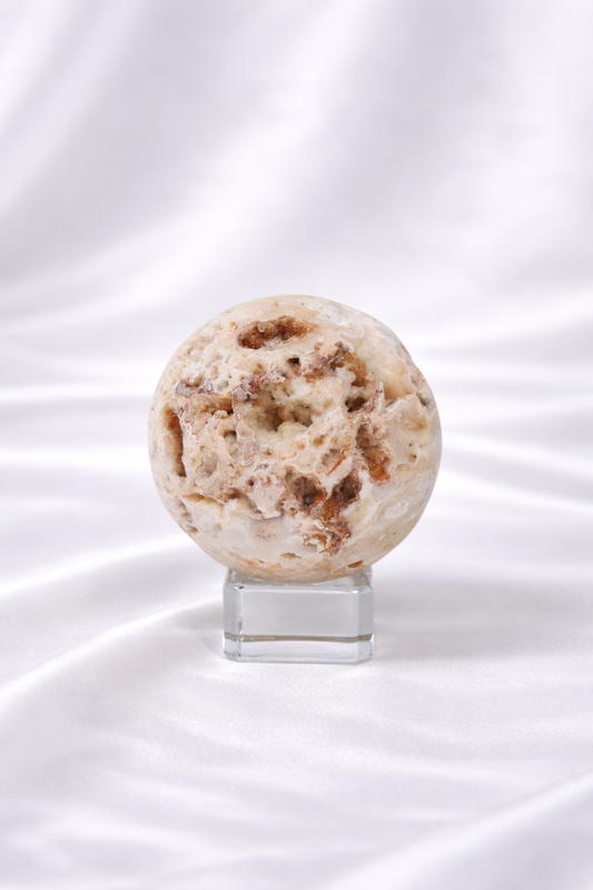 Pink Crazy Lace Agate Sphere #35