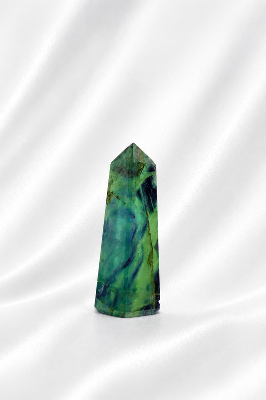 Fluorite Tower #14 - Little Chipped From Top
