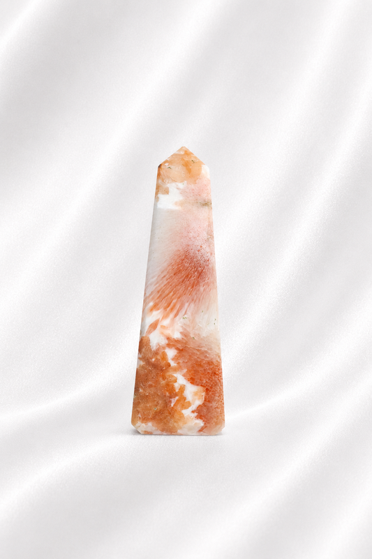 Pink Scolecite Tower #9
