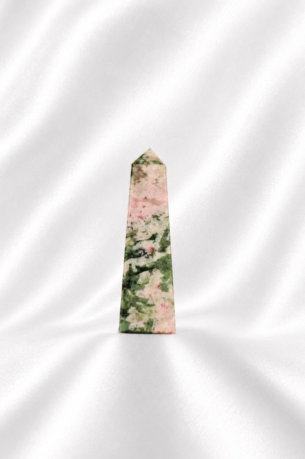 Pink Thulite w/ Green Epidote Tower #5