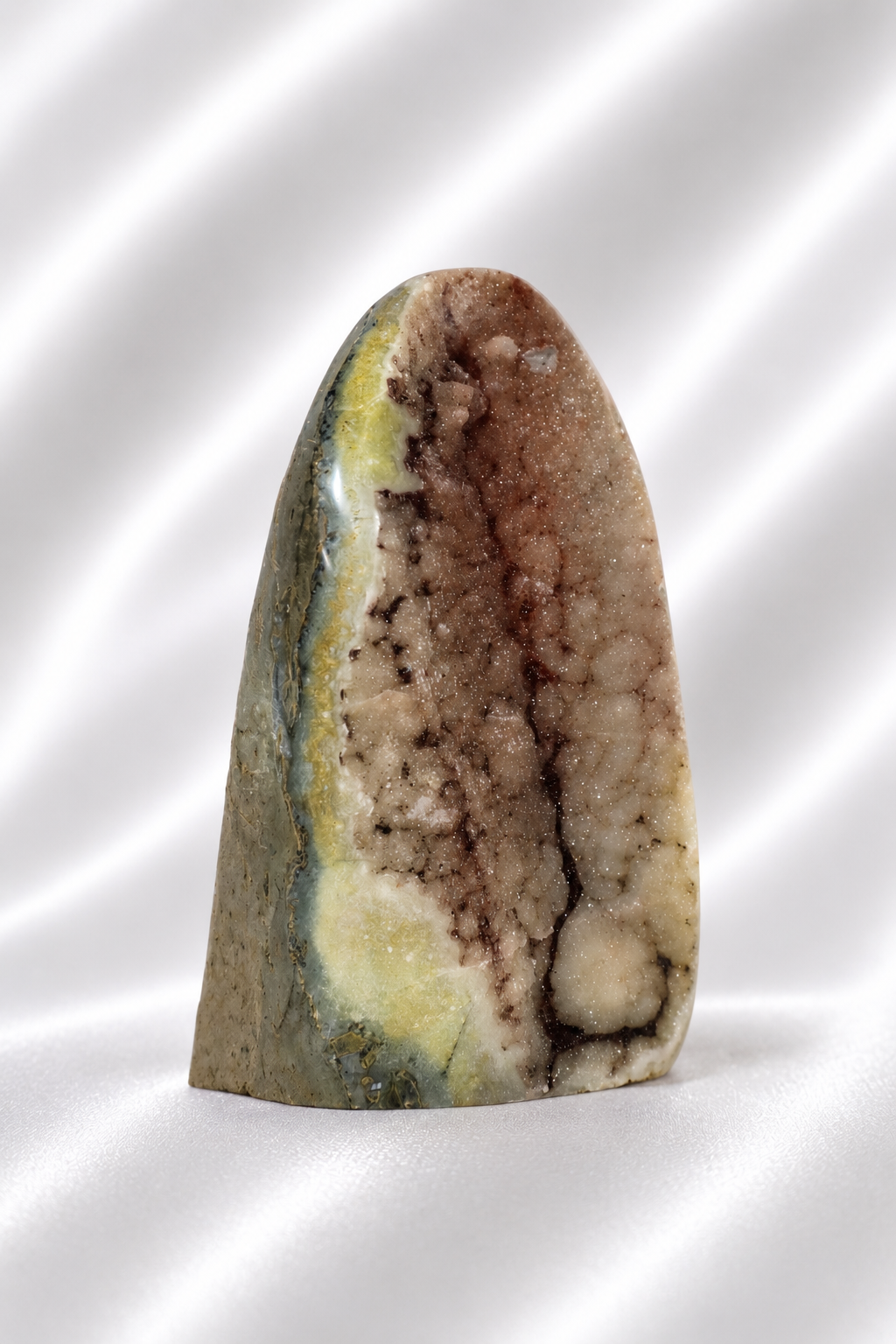 Sugar Druzy Rainbow Amethyst Cut Base #54 - High Quality - 323  gm