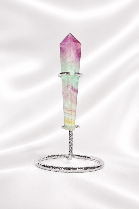 Fluorite Wand on Stand #11