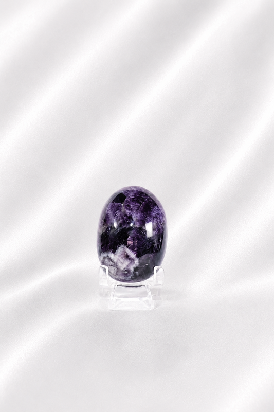Chevron Amethyst Palmstone #2