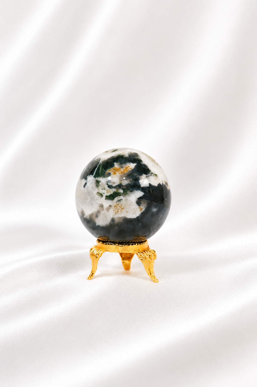 Moss Agate Sphere #26