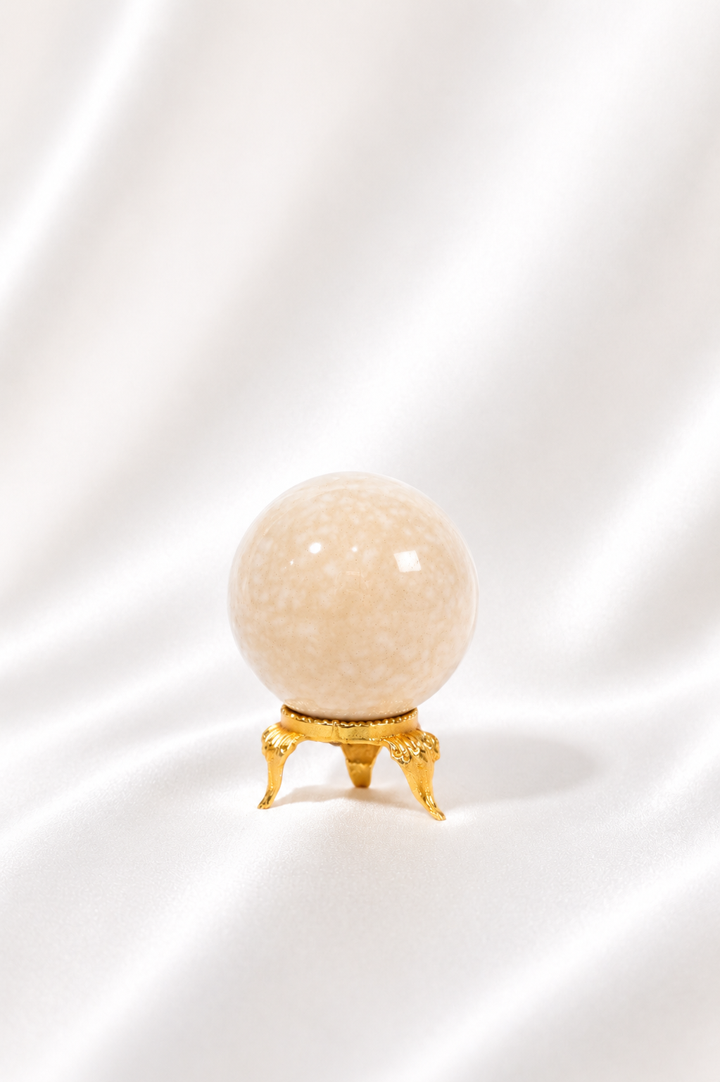 Peach Scolecite Stilbite Sphere #5 - RARE